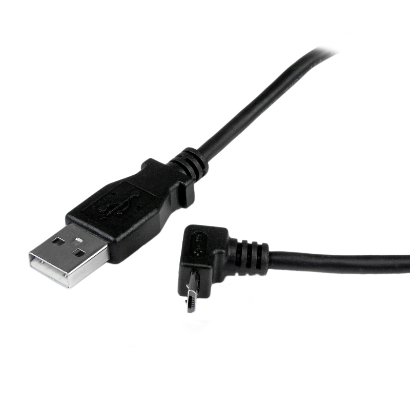 StarTech USBAUB1MU 1m Micro USB Cable - A to Up Angle Micro B